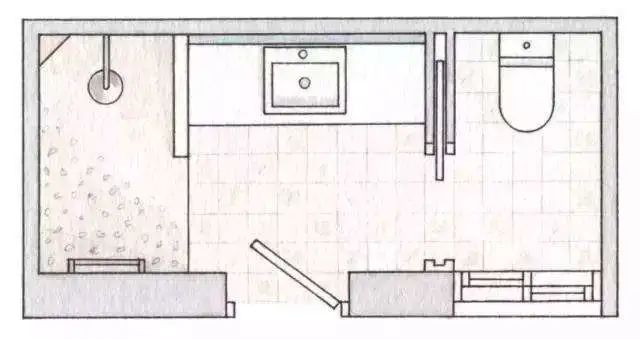 日式卫生间，三式分离设计，一个卫生间也能三人用！(图6)